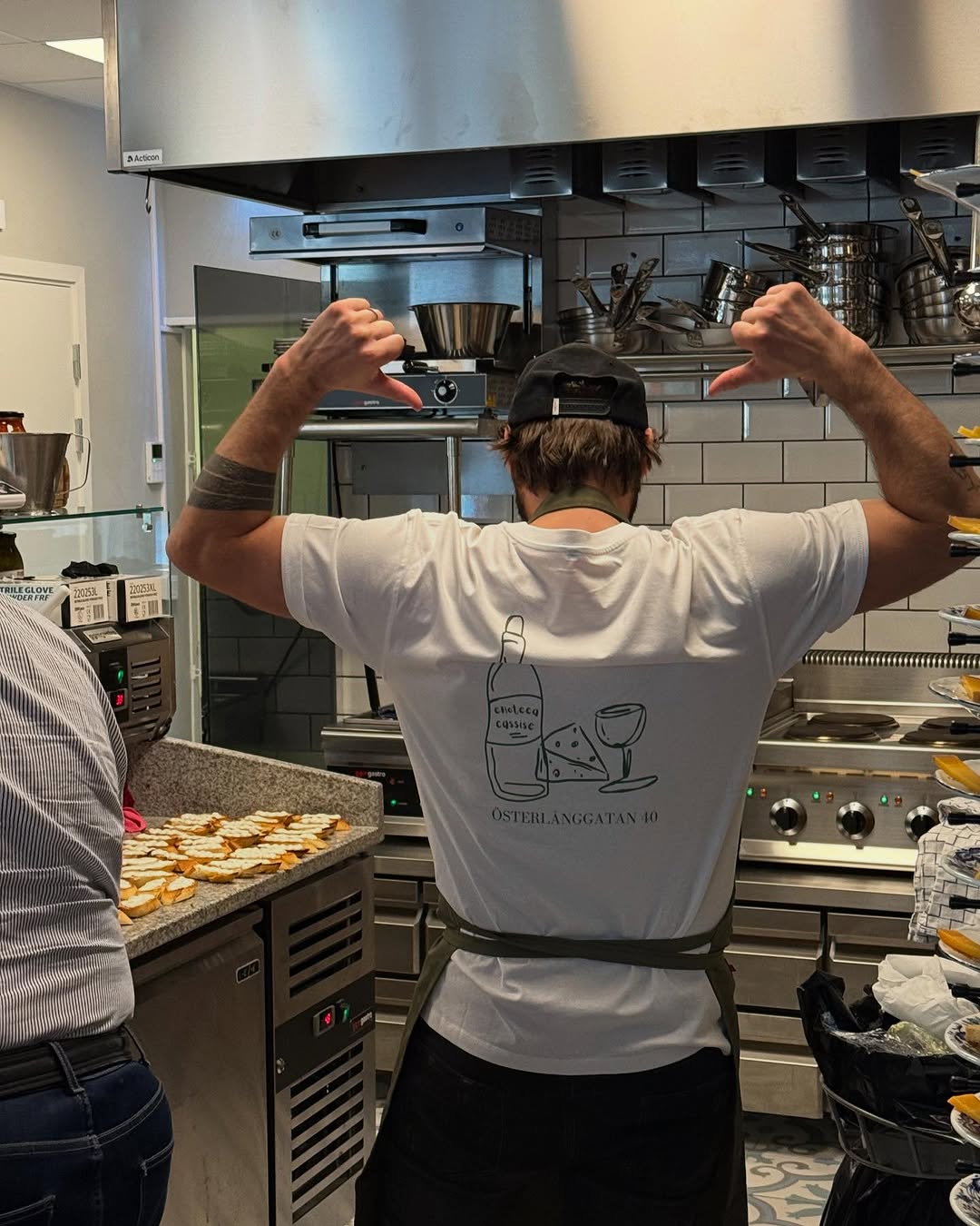 Personal på Enoteca Cassise Österlånggatan 40